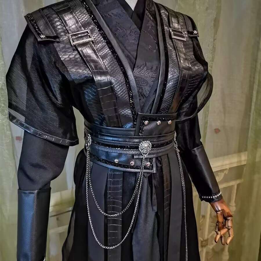 Cosplay Set for Men and Women: Black Costume of Zhou Hui, Xiao Ce'an, Chang Geng, Gu Yun, He Xuan from Mo Ran