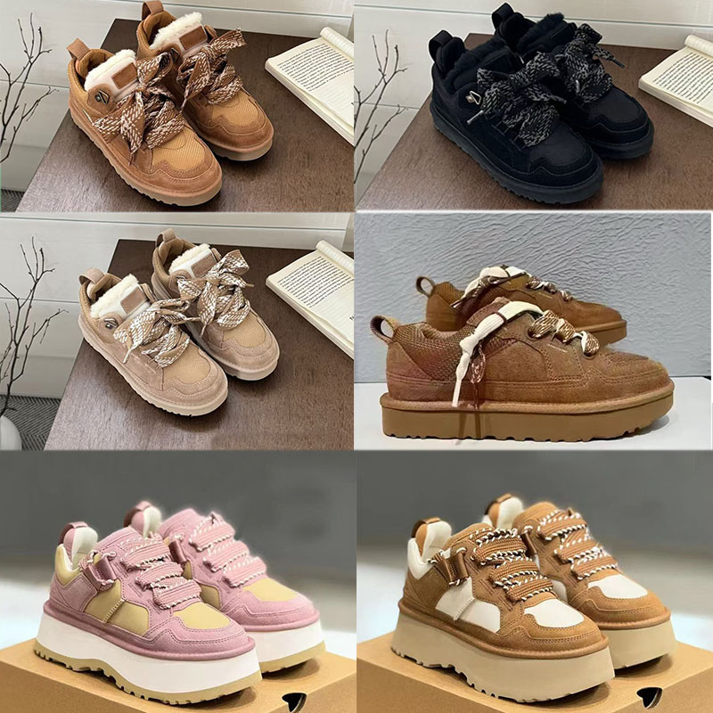 Designer Lowmel boot shoes Sand Trainer platform boot Australia snow boots women ankle booties sheepskin mens womens winter shoes Casual shoes EUR35-40