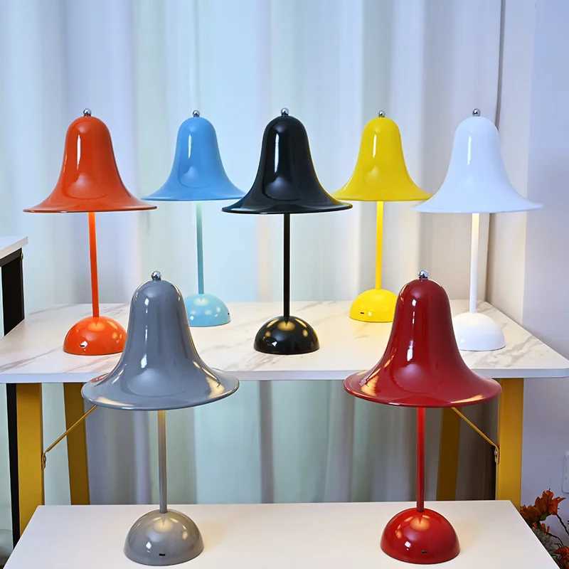 Nordic Bells Light Flower Bud Rechargeable LED Table Lamps Desk Night For Bedroom Dining Touch Night Light Simple Modern Decor C251115