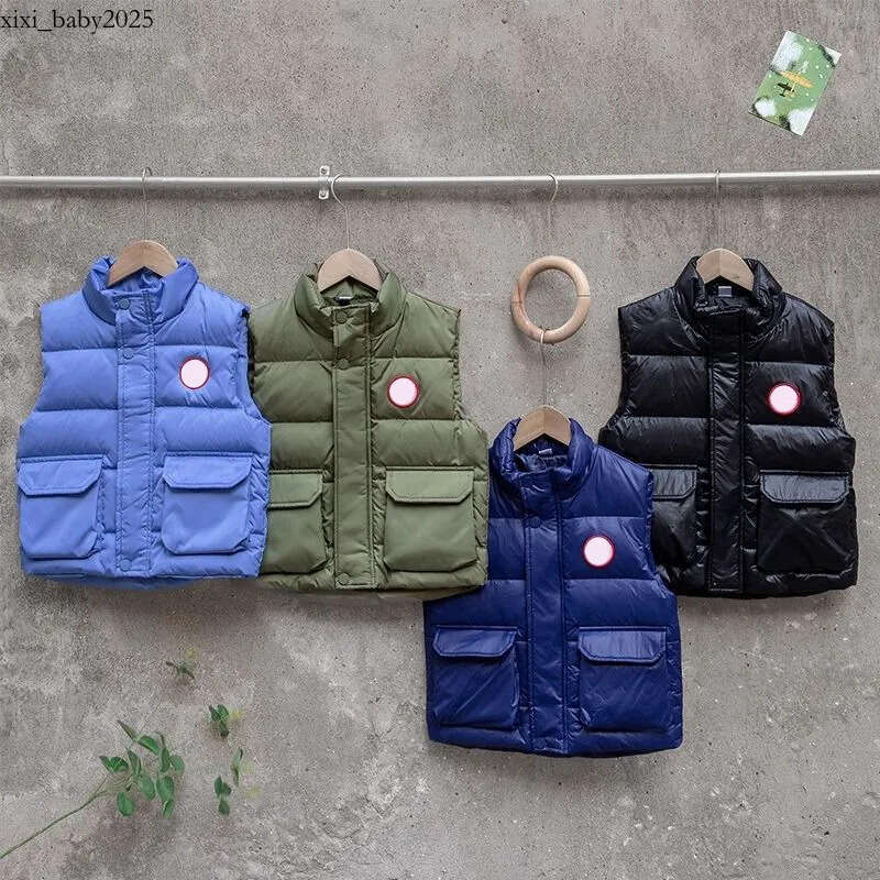 Kid Designer Waistcoat Baby Vest Boys Girls Gilet Sleeveless Down Coat Kids Clothes