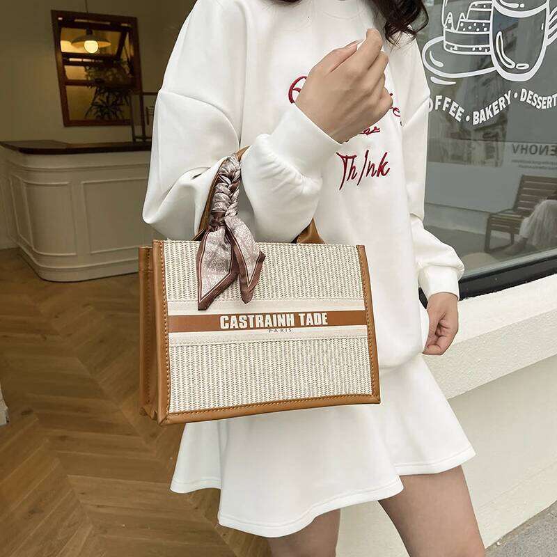 Designer bag Classic Leather Tote For Women, Crossbody Shoulder Bag With Strap, By Famous Designer Brand Handbags