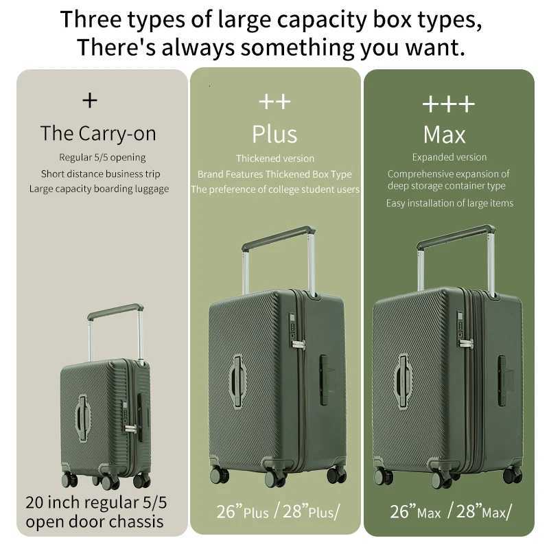 LIGHTGO Ultralight PC Carry On Suitcase 20 26 28 Inch Expansion TSA Lock Luggage w 8 Silent Wheels YKK Zipper Cup HolderW251024