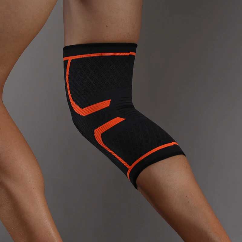 1 Pc Elastic Breathable Compression Knee Support Sleeve for Basketball Running CyclingW251024