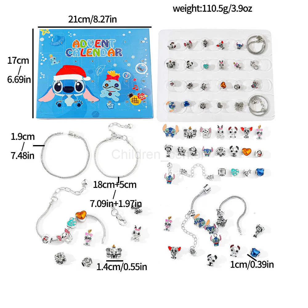 Disney Christmas Stitch-Themed Surprises - A Unique Collection of 24 Day-to-Day Creatives in a Blind Box