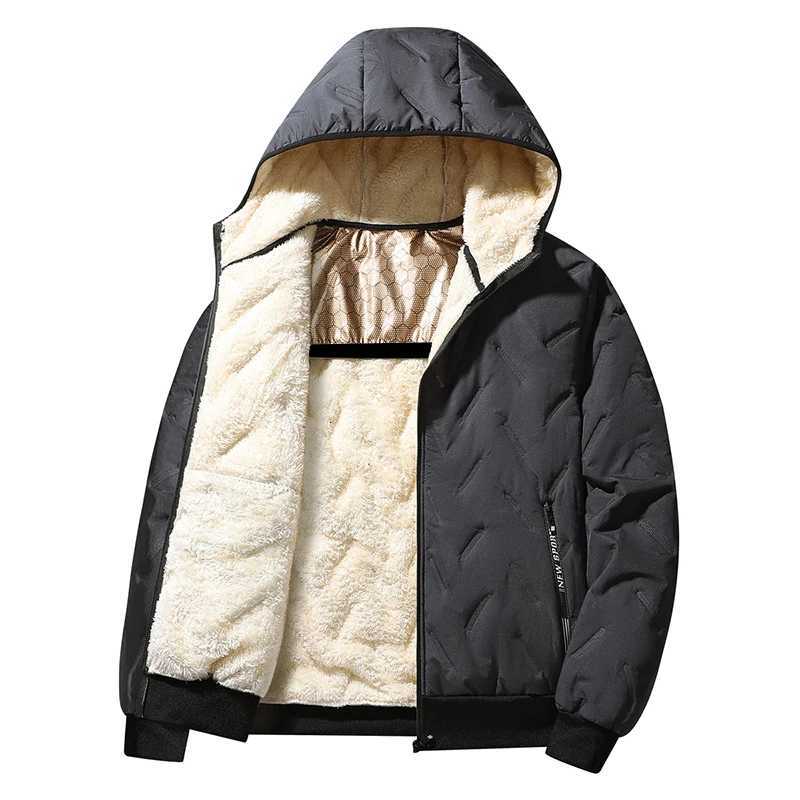 2025 Autumn and Winter Mens New Hooded Jacket Warm Highquality Comfortable SimpleFashionableCasual Cotton Jacket for Men Z251024