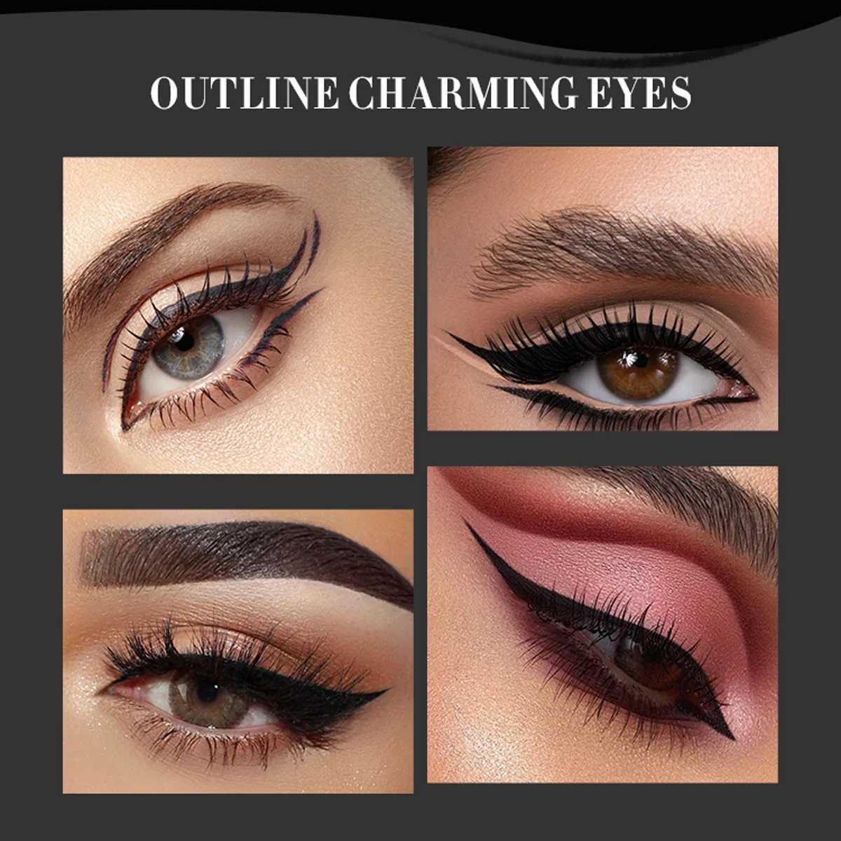 IMAGIC BlackWhite Eyeliner Waterproof Longlasting Fast Dry Not Blooming Smooth Easy to Wear Sweatproof Women Korean CosmeticsL251024
