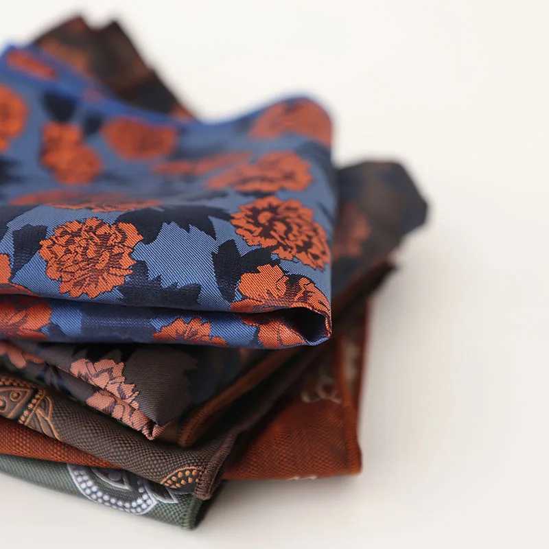 Jacquard Pocket Square For Men Wen ral Chest Towel Hanky Gentlemen Hankies Mens Suit Handkerchief Pocket Towel Gifts Y251024