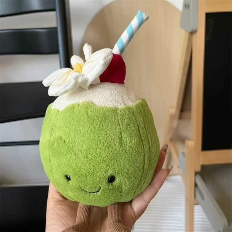 15cm Coconut Jelly and Lemonade Plush Doll Birthday Gift Toy Cute Soothing Companion Plush Doll Soothing Toy Festival Gift Z251024