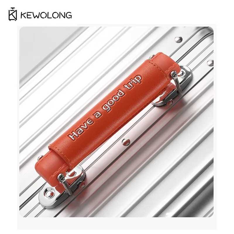 Full Aluminum Magnesium Alloy Suitcase 20 29 Inch Durable Metal Checkin Luggage with TSA Lock Large Capacity Carry OnW251024