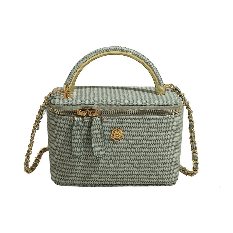 Luxury Brand Designer Bag 2025 New Trendy Fashionable Light Luxury Chain Shoulder Crossbody Bag For Women With Woven Pattern