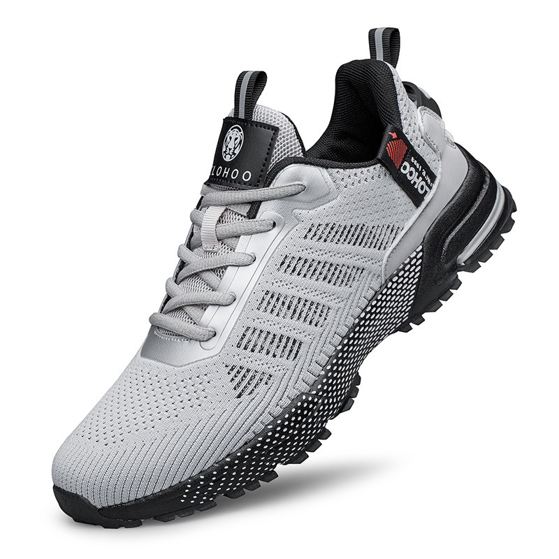 Men Running Shoes Breathable Outdoor Sports Shoes Lightweight Sneakers for Men Comfortable Athletic Training Footwear Sneaker Boots for Jogging Enthus