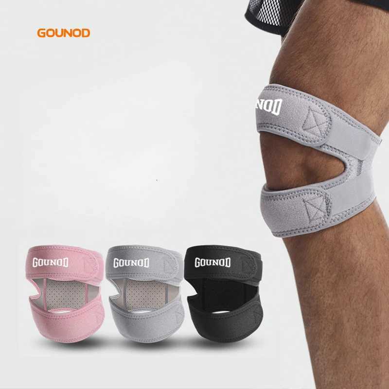 1pc Sports Silicone Patella Pressurized Meniscus Patella Running Mountaineering Breathable Basketball Knee Pads Knee PadsW251024