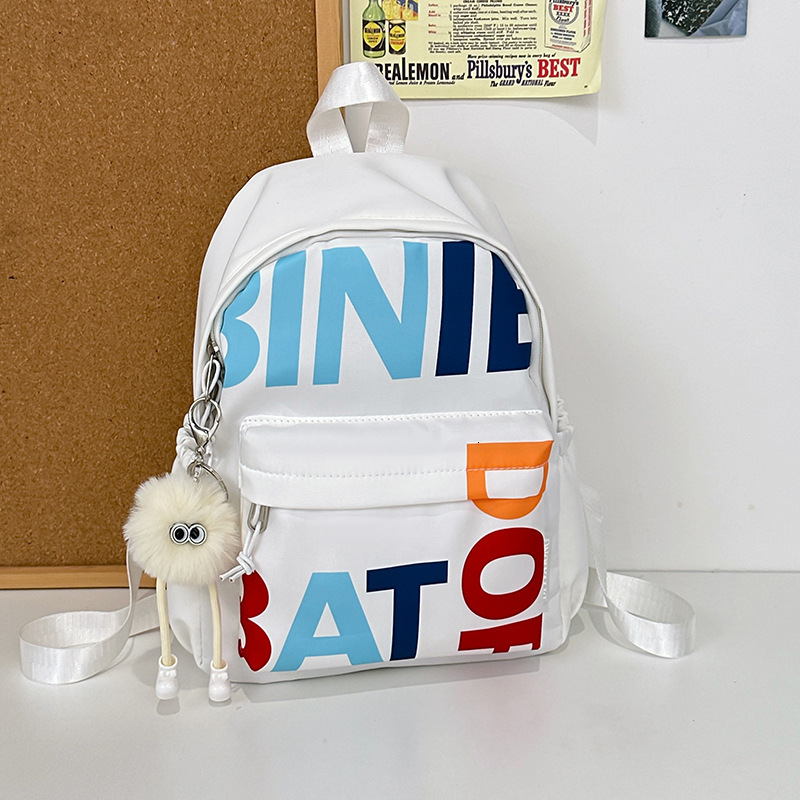 Internet Celebrity Super Popular Lightweight Backpack Middle Students, School for Campus and Travel, Children's Girls' Parent-Child Mommy Ba