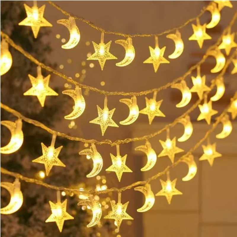 3M Christmas Lights Snowflake Strings Lights Fairy Lights Star Ball LED Lamp for Home Christmas Tree Garden Decorations Supplies C251024