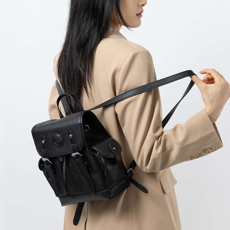 Genuine Leather Korean Style New Top Layer Cowhide Backpack For Women Anti Theft Storage Handbag Large Capacity Travel Bag High Quality