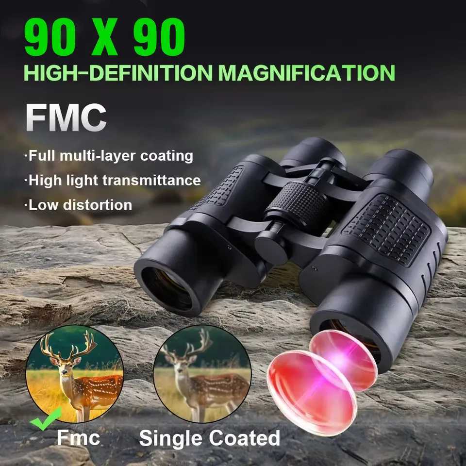 90X90 Powerful Binoculars Long Range Tescope Zoom HD 4 High Magnification Profional Monocular for Cam Hunting Travel Y251017