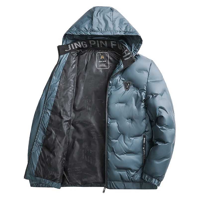 Male Warm Winter Fashion Brand Winter Jacket Men Hooded Parkas Men Warm Windproof Outerwear Male Casual Zipper Warm Jackets Mens Z251024