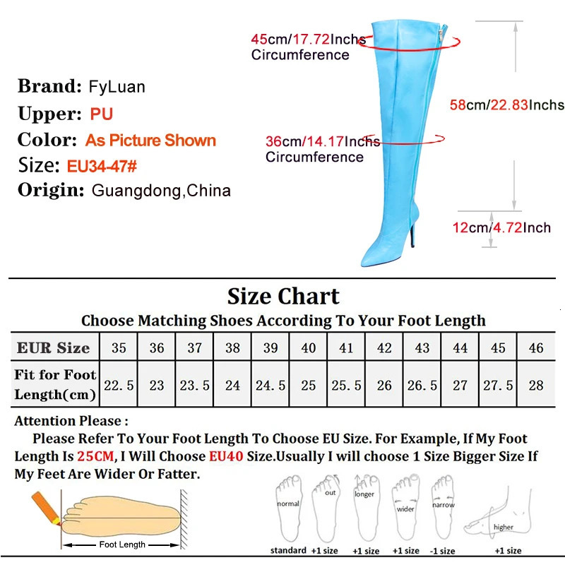 Side Zipper Pointed Thigh High Boots For Women 12CM Stiletto Heels Trendy Women Shoes Autumn Leather Over The Knee Boots Size 47 251023