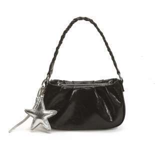 Fashion Niche Design Women's 2025 New Casual Shoulder Crossbody Textured Handbag Underarm Pleated Bag