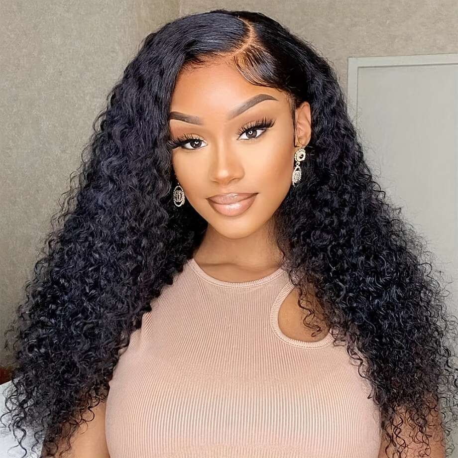 5X5 Water Wave Closure Upgraded Wig Put on And Go Human Hair Plucked Pre Cut Ready to Wear Glueless HD Lace Front Wigs for Women 235% Density