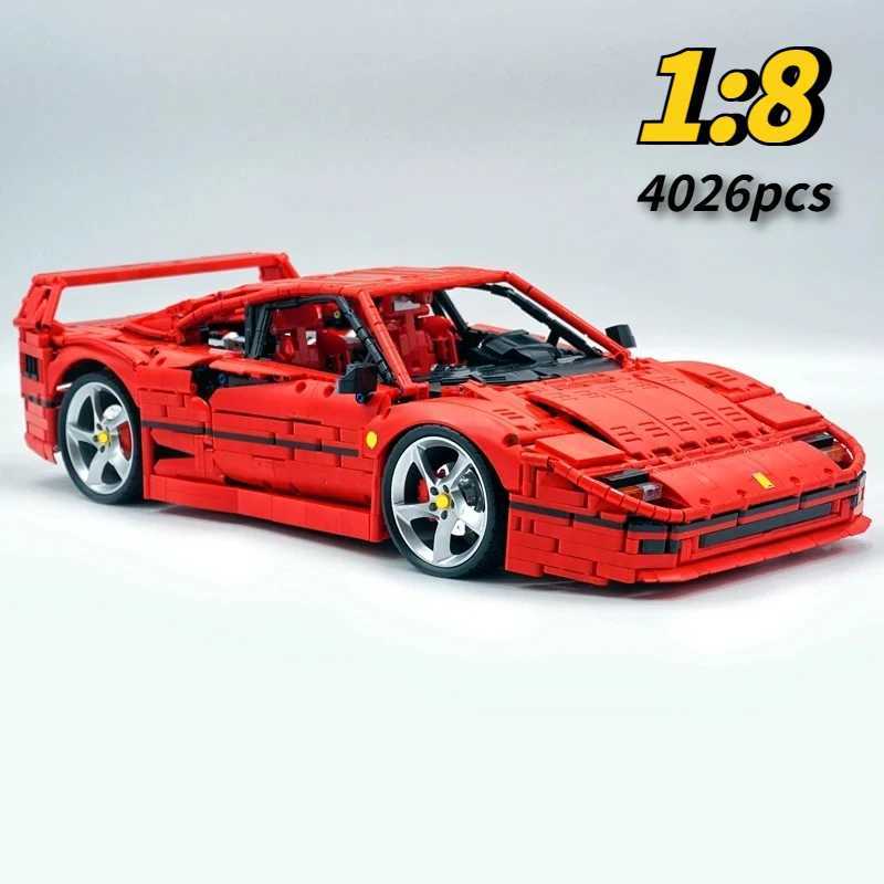 4026PCS Technical LOX Edition F40 Assembly MOC 140629 Building Block Car Supercar Model Adult High Difficulty Racing Toys C251023