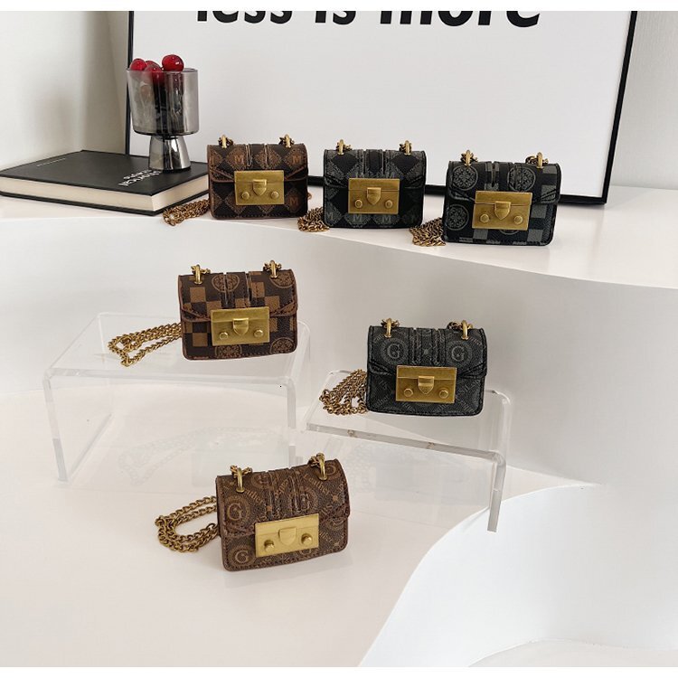 Luxury Brand Designer Bag Niche Fashion Mini Chain Small Bag For Women New Korean Style Simple Small Square Bag High-End Crossbody Bag