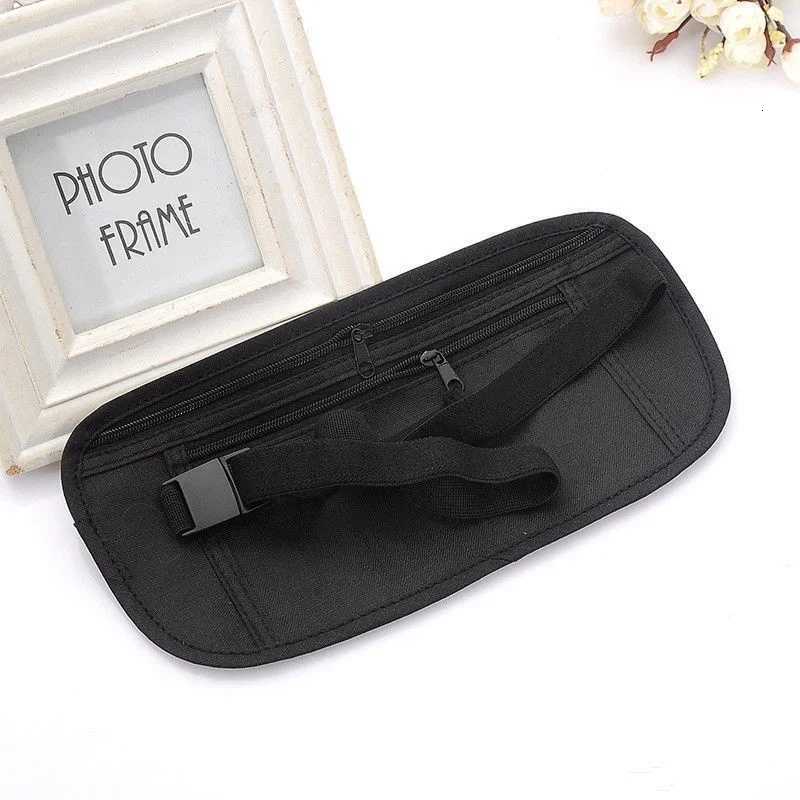 New 1PC Invisible Travel Waist Packs Waist Pouch for Passport Money Belt Bag Hidden Security Wallet Casual Bag for Men WomenL251024