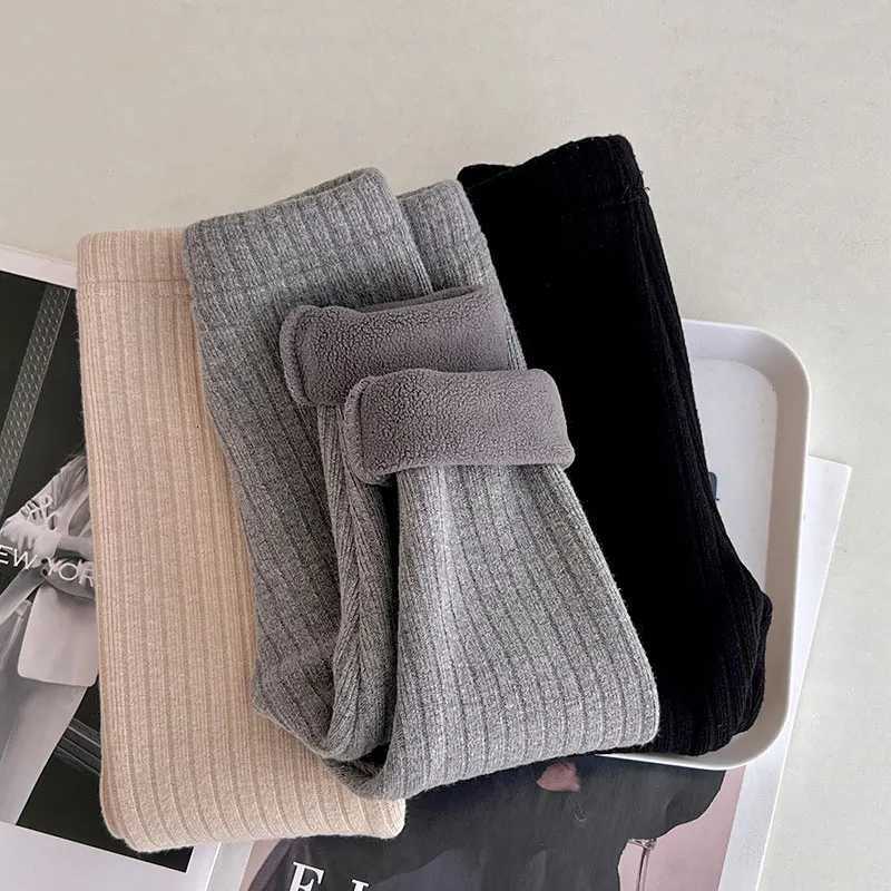 Girls Leggings 2023 Autumn Winter Pants For Kids Cotton Warm Childrens Velvet Trousers Toddler Underpants Korean StyleT251024
