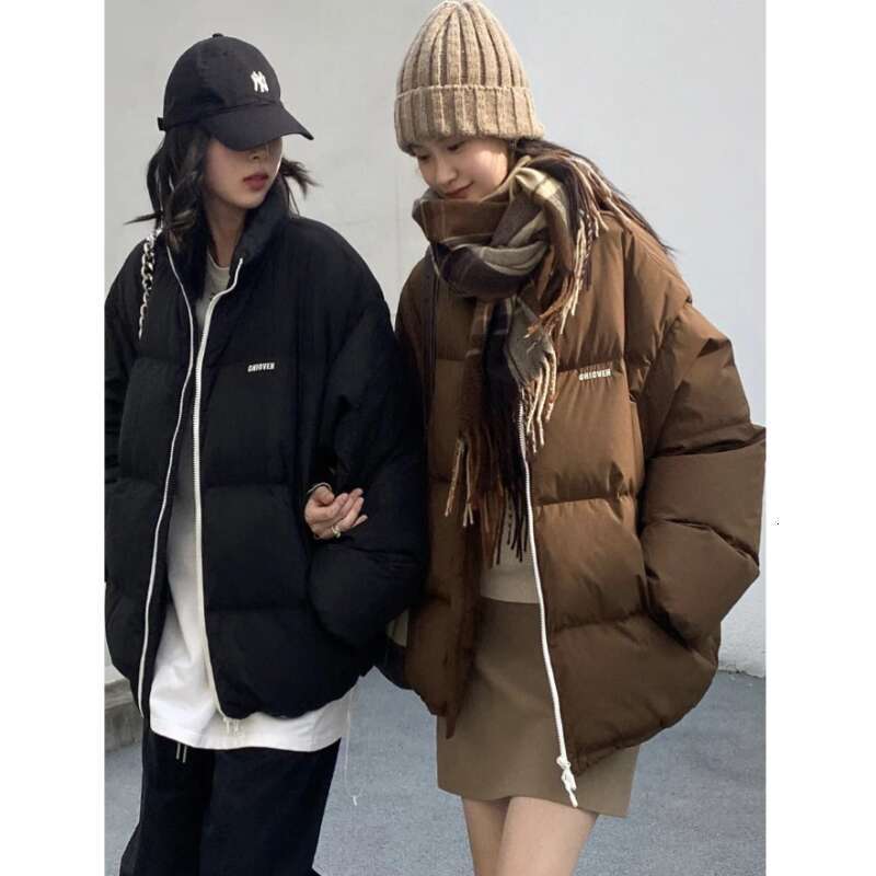 Women Coats Streetwear Solid 90 White Duck Stand Collar Female Down Jacket Warm Ladies Overcoat Winter 2025