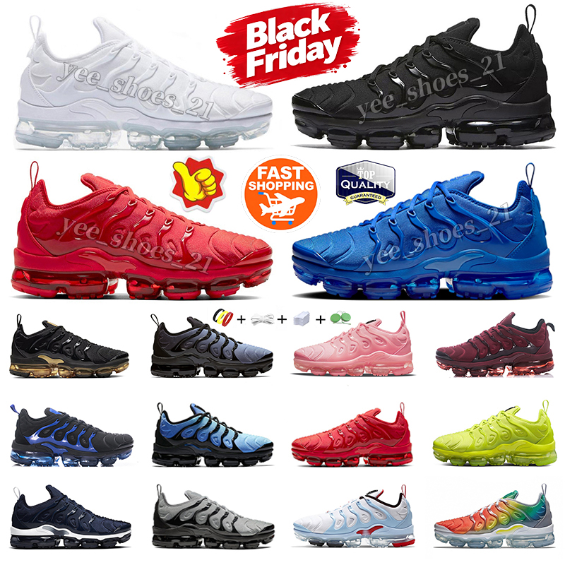 Designer tn plus running shoes plus with box sneakers Triple Black White Unity Greedy Hyper Blue mens trainers women outdoor sports sports 36-46