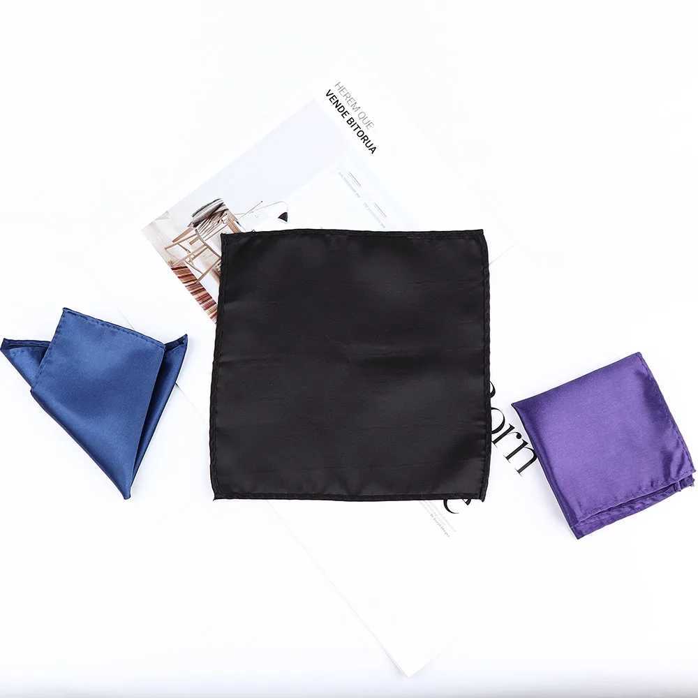 15 Men White Handkerchief Suit Pocket Towel Accories Wedding Banquet Anniversary Cmercial Black e Y251024