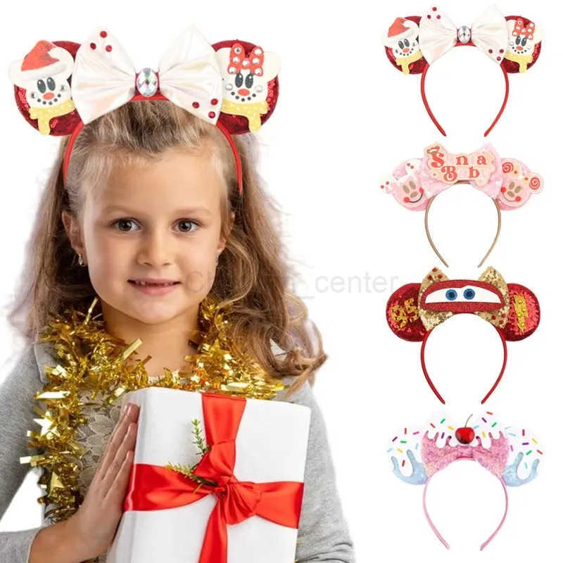 Disney Kids' and Adults Jolly Red-Nosed Reindeer Christmas Ear Band with Classic Mickey Mouse Design Perfect for Parties designer