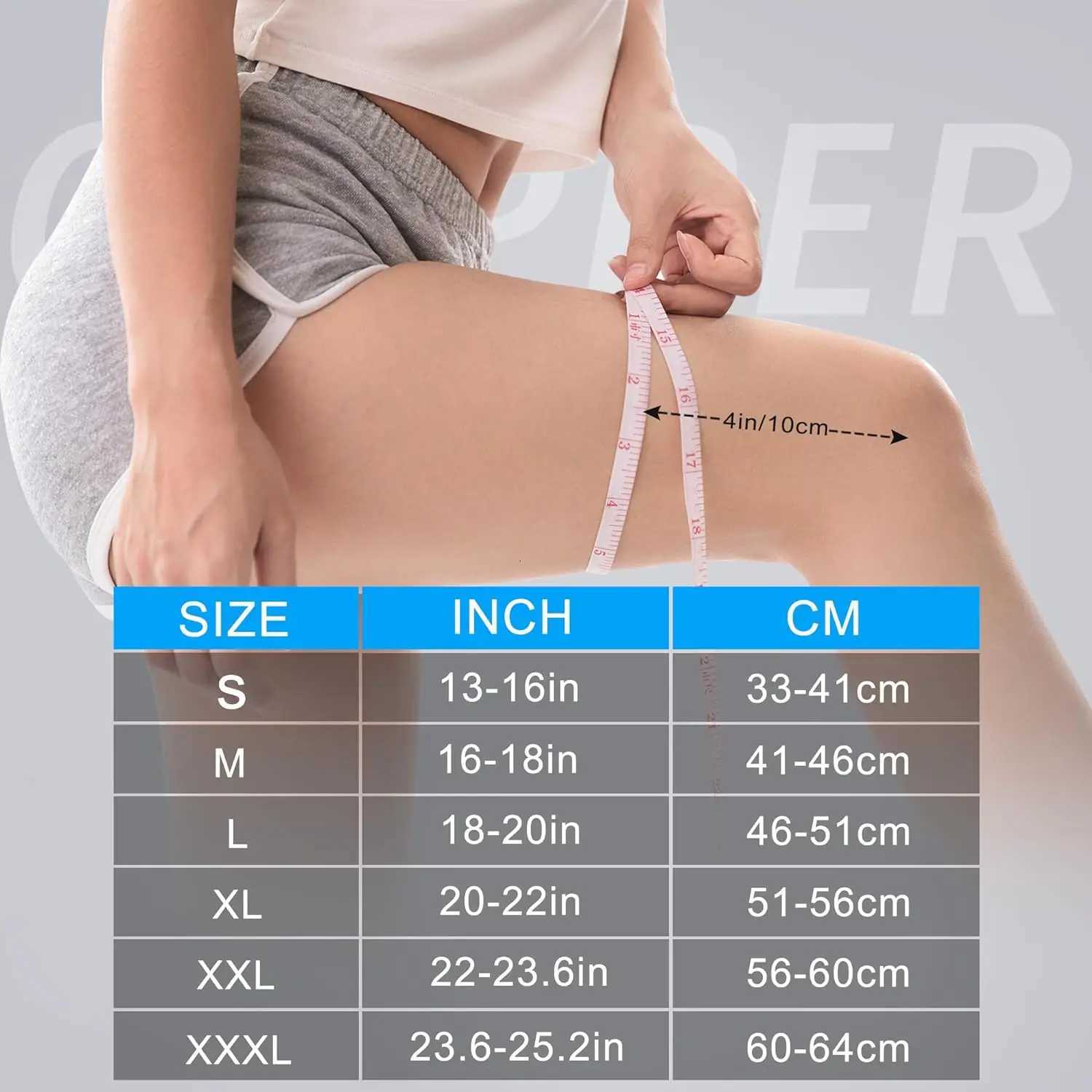 Copper Knee Braces with Strap for Knee Pain Women and Men Joint Pain Relief Knee Support for Working Running WeightliftingW251024