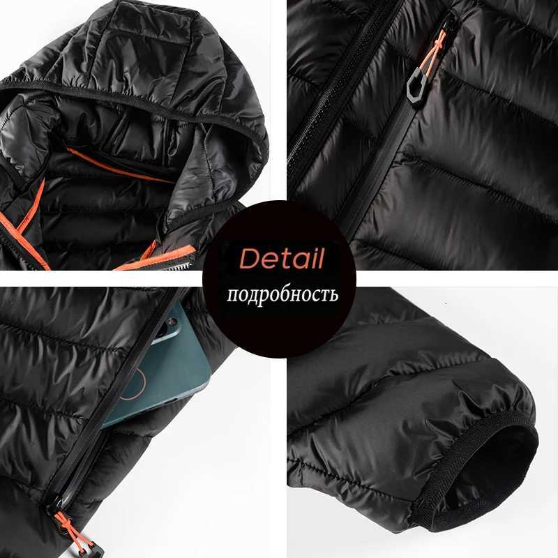 New Autumn Winter Men Warm Waterproof Parkas Jacket Coat Mens Hooded Casual Brand Windproof Thick Outwear Hat Parkas Jacket Male Z251024