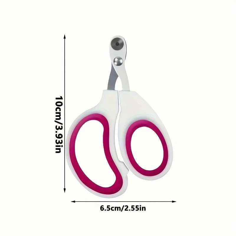 2pc Pet Nail Grinder Nail Clipper Scissors For Puppy And Cat Paws Grooming Grinding Tool Pet Cat Nail Claw Trimming Animal Z20251024