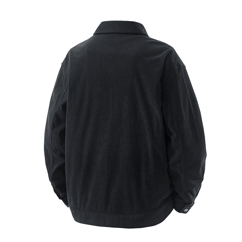 Extra Large Men's Jacket For Autumn And Winter, Loose Fit, Plus Size Baseball Jacket, Corduroy Designer Hoodie Jacket Tracksuit Men Polo Veste Co