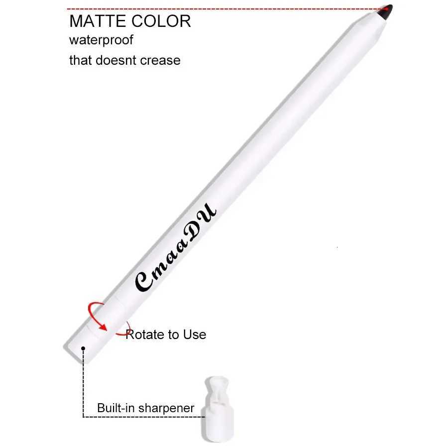 CmaaDu 2PcsSet BlackWhite Chroma Graphic Eyeliner Pencil Makeup Formula Rich Colour LongWearing Gel Eyleliner Pen CosmeticsL251024