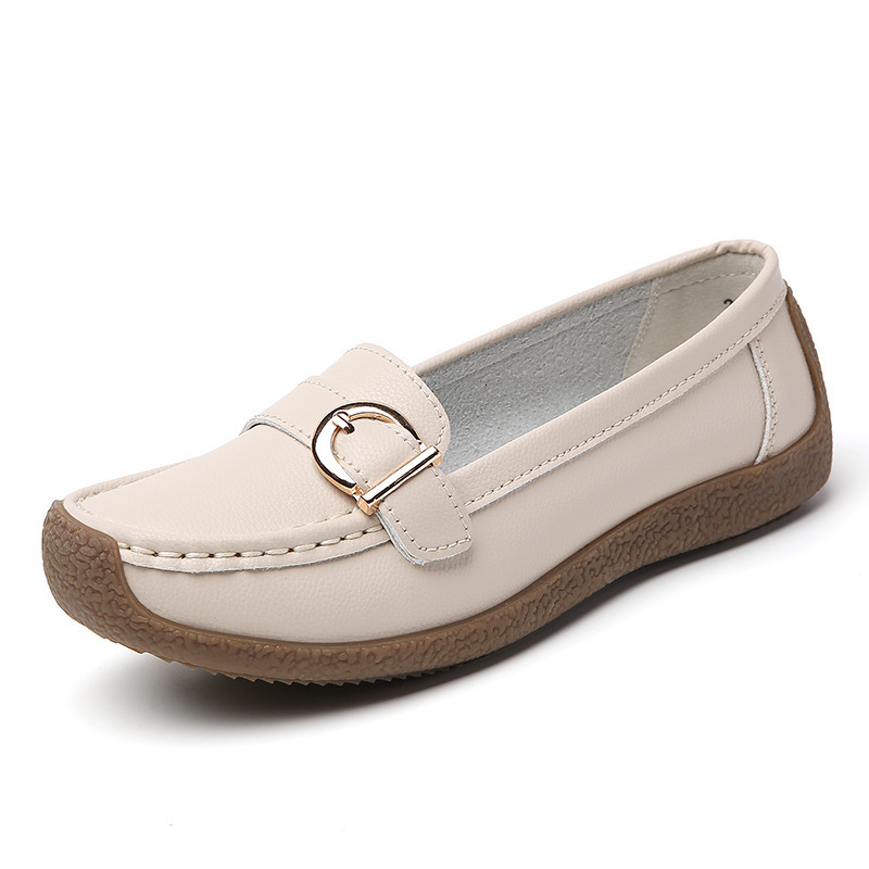 2024 New Loafers Casual Flat Sole Soft Surface Mom Comfortable Large Size Moccasins Women's Shoes ddmythur
