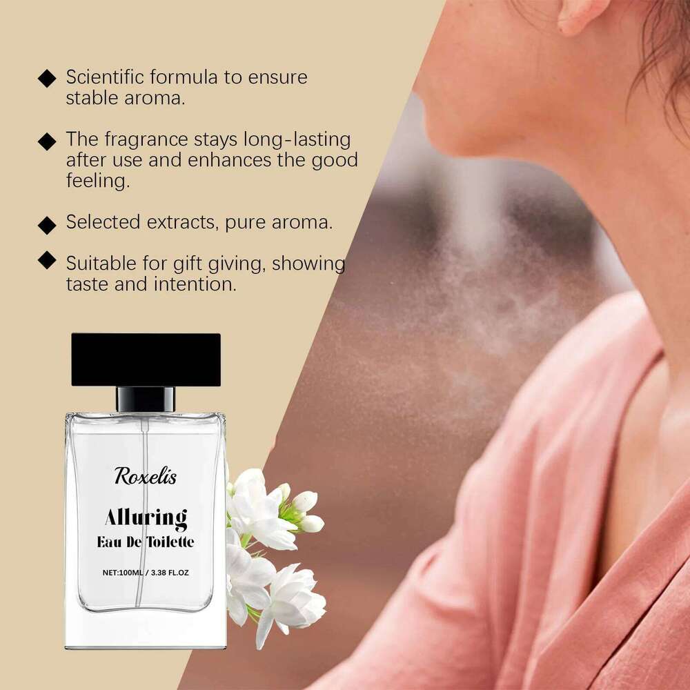 Roxelis 100ml Musk Pheromone Flirting Long Lasting Fragrance Seductive Elegant Scent Romantic Dating Glamour Perfume