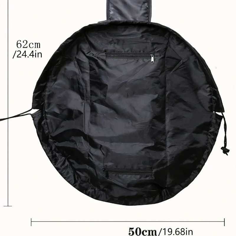 Polyester Lazy Drawstring Makeup Bag Portable Travel Storage Bag One PackT251024