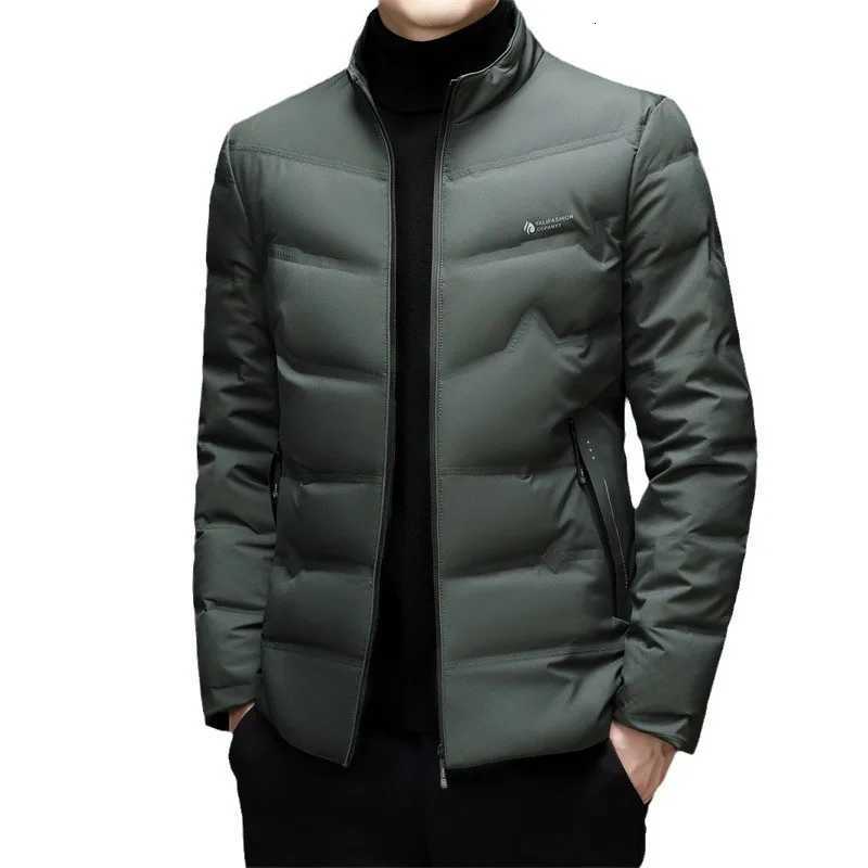 Lightweight 80 White Duck Down Coat for Men Stand Collar Winter Down Jacket Men Korea Slim Fit Puffer Jacket outerwear JK011 Z251024