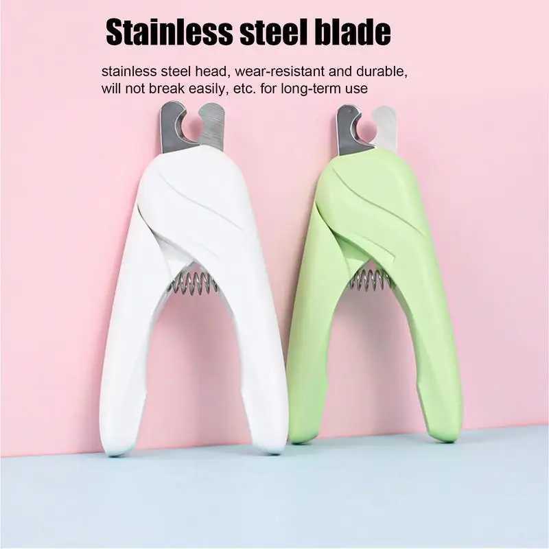 Dog Claw Trimmer Small Portable Pet Nail Trimmer AntiSlip Handle Metal Dog Nail Cutter Professional Grooming Tool For Small Z20251024