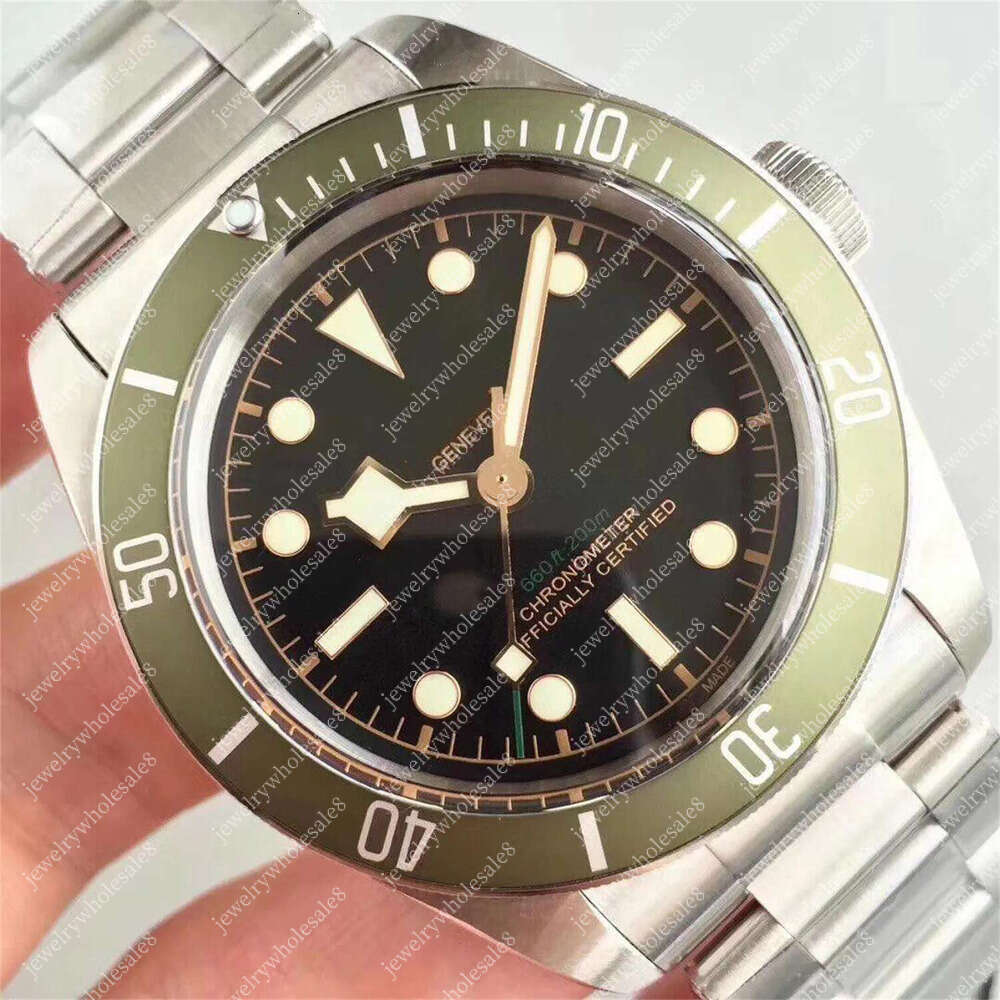 U1 Top AAA Black Bay M79230N-0002 BB58 Quality Superclone Factory Rivet Band Watches 41mm Men Automatic nical Movement Sapphire Wristwatch wz