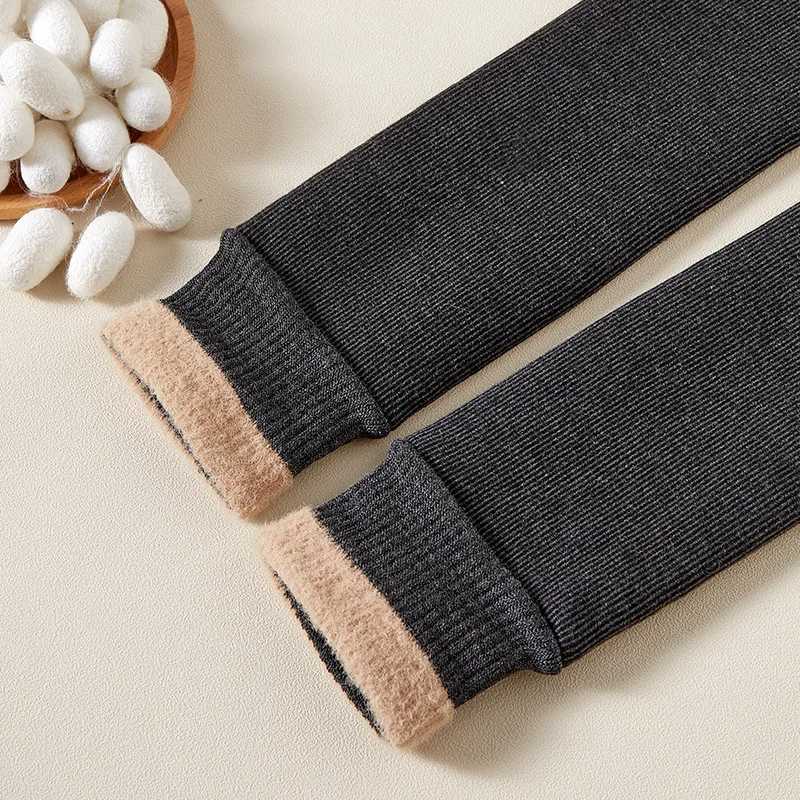 Girls Leggings 2022 Winter Pants for Kids Plus Velvet Teenager Leggins Warm Children Tights Thicken Panty Clothes 112yearsT251024