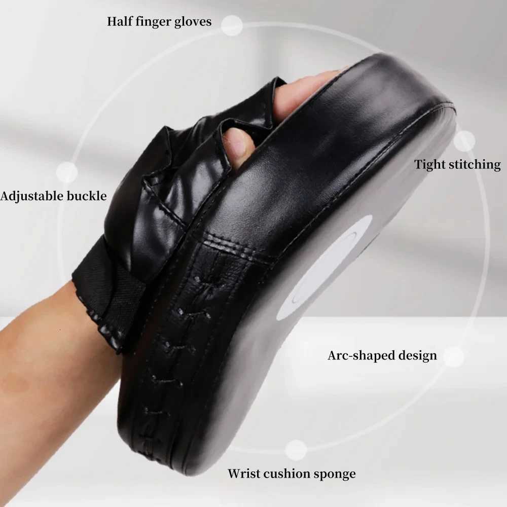 12PCS PU Boxing Hand Target Wear Resistant 5Finger Hand Target Punching Mitts Boxing Focus Pads for Boxing MMA Muay Thai Y251023