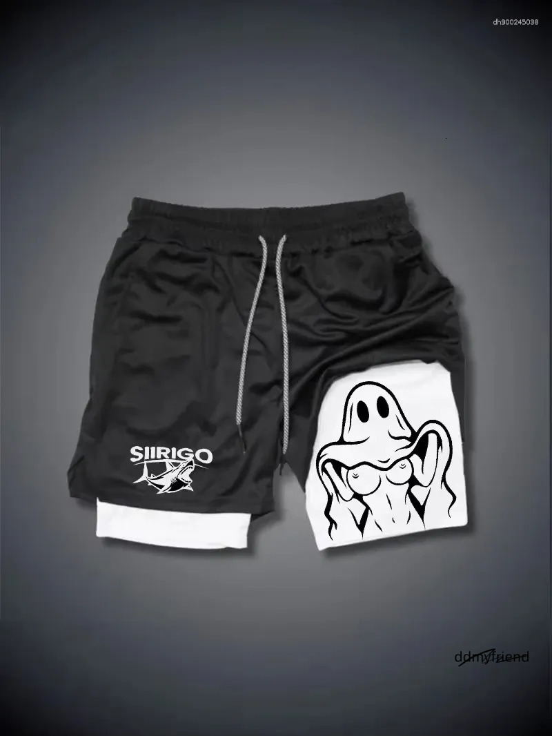 Men's Double Layer Running Shorts - Quick Dry Breathable Gym & Fiess Apparel Ddmyfriend