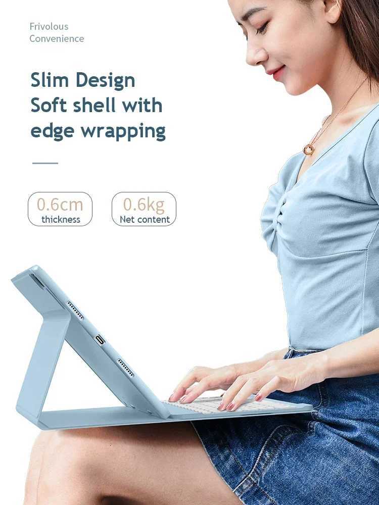 For iPad Keyboard Case for iPad 9th 10th Generation iPad Pro 12 9 11 Inch Air 5 4 Mini 6 2022 102 8th 7th Magic Keyboard CoversXJ251024 - view 5