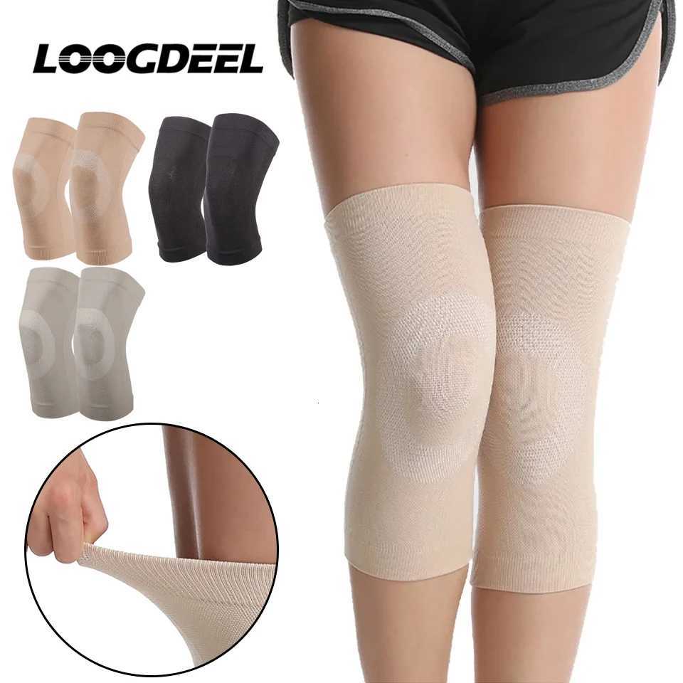 1Pair Summer Ultra Thin Knee Support Brace Sports Knee Pads Gym Running Knee Protector Meniscus Arthritis Injury Ease Knee PainW251024