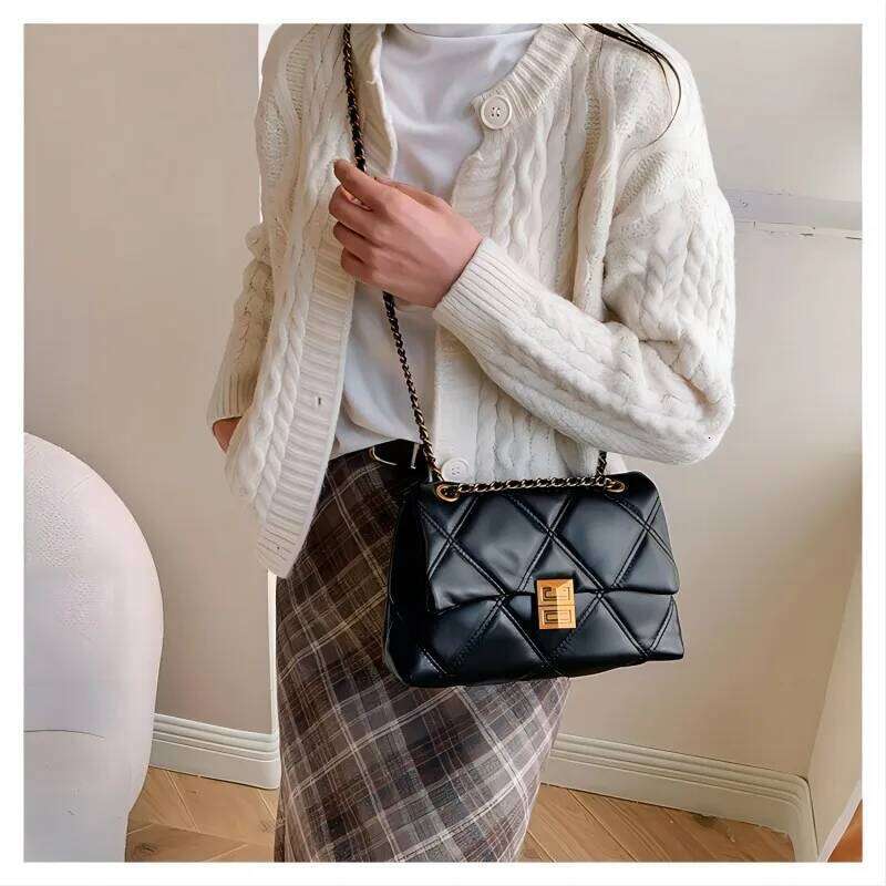 CGCBAG Fashion Brand Designer Woman Handbags High Quality PU Leather Female Shoulder Simple Solid Tote Bag