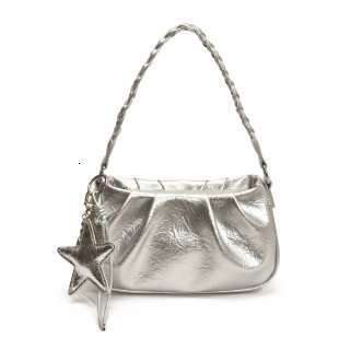 Fashion Niche Design Women's 2025 New Casual Shoulder Crossbody Textured Handbag Underarm Pleated Bag